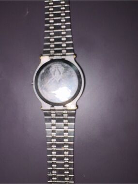 Stainless Steel Silver Smartwatch-Style Wearable